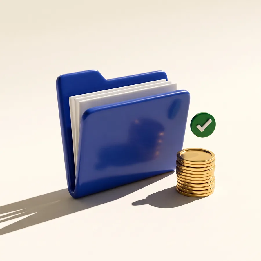 GST & Income Tax — 3D illustration